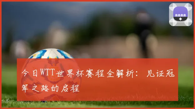 今日WTT世界杯赛程全解析：见证冠军之路的启程