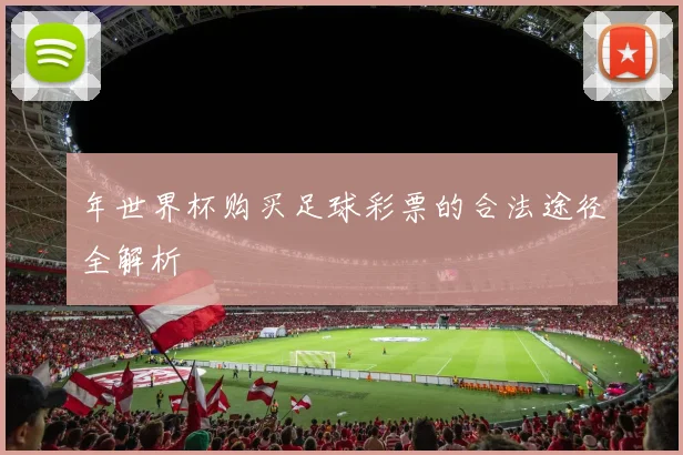 年世界杯购买足球彩票的合法途径全解析