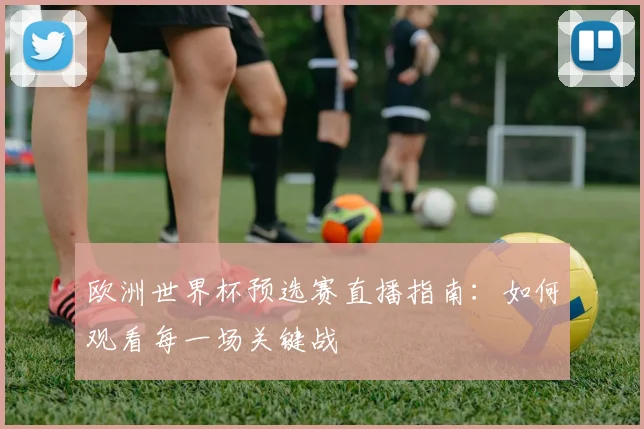 欧洲世界杯预选赛直播指南：如何观看每一场关键战